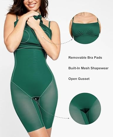 Iyana | Robe shapewear élégante avec soutien-gorge intégré pour un ajustement parfait