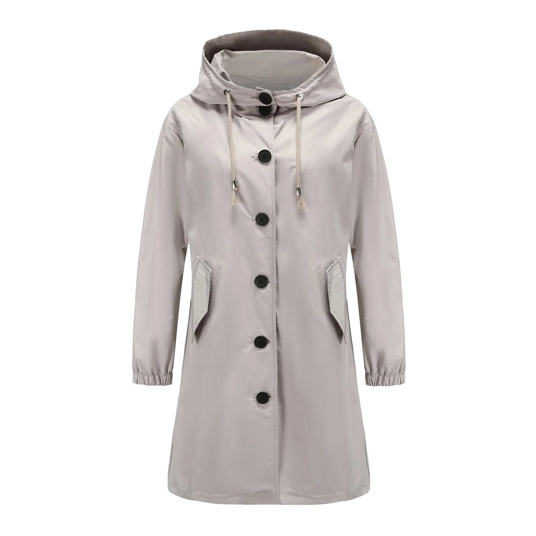 Lilas - Coupe-vent stylé pour femme avec capuche imperméable