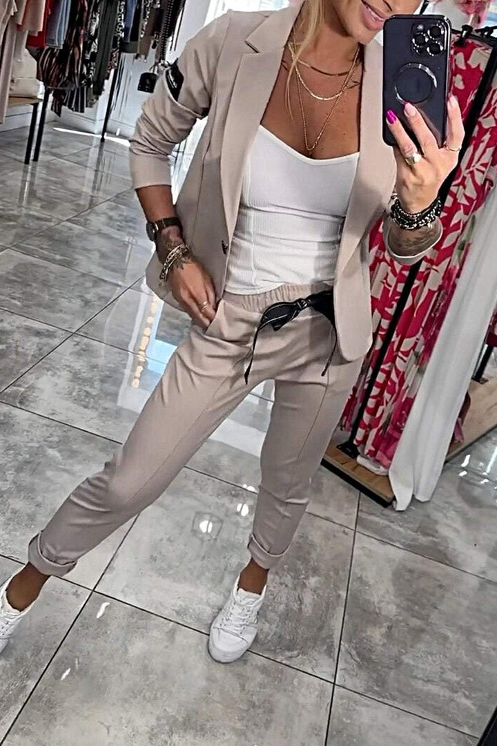 Marie™ - Veste et pantalon élégants en coton