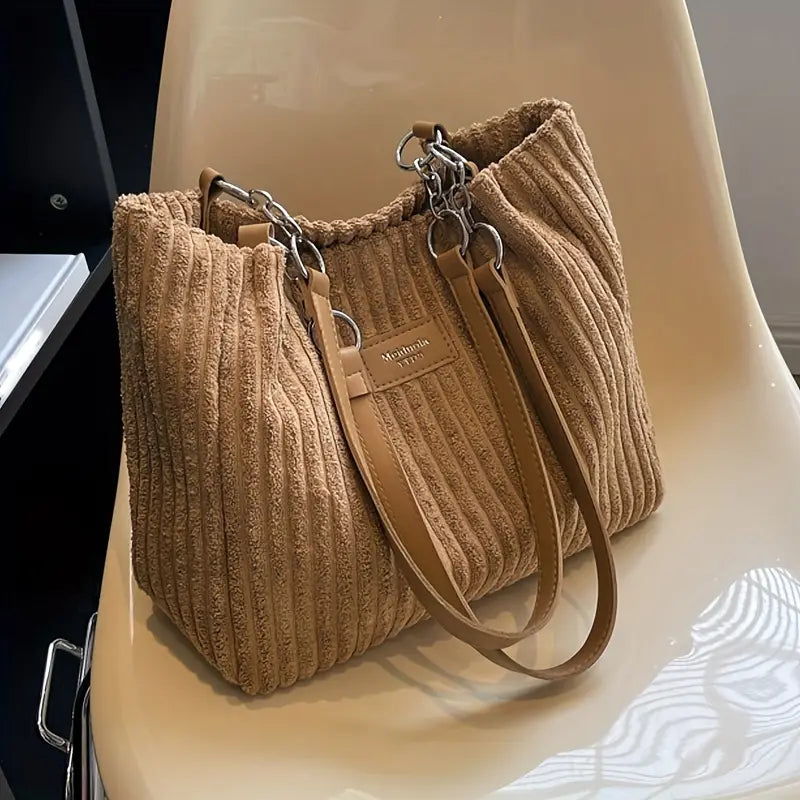Camillia - Sac en velours côtelé mignonne alliant style et fonctionnalité