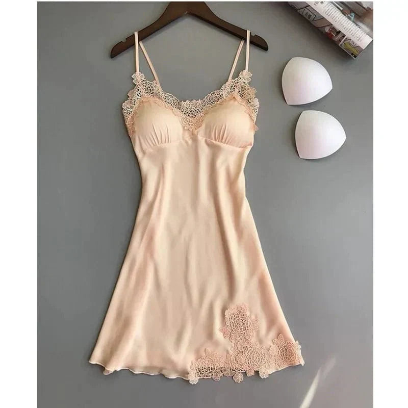 Kim - Elégante et charmante chemise de nuit printanière pour femmes