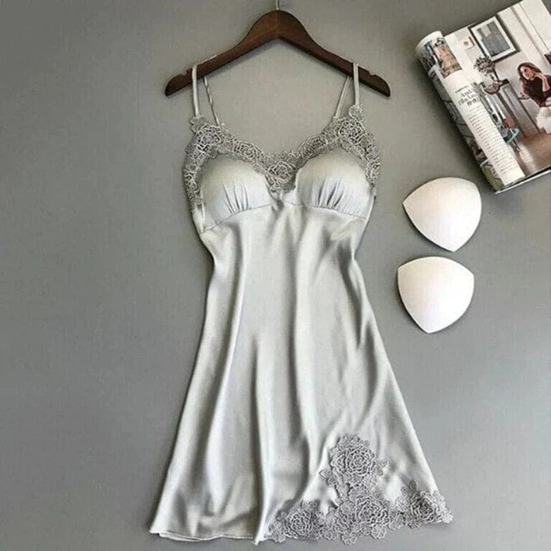 Kim - Elégante et charmante chemise de nuit printanière pour femmes