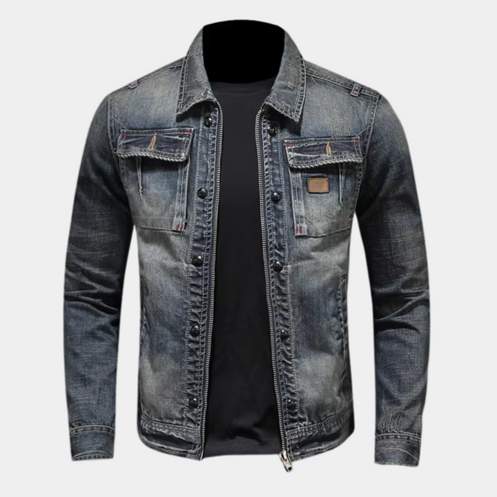 NATHAN - Veste denim tendance pour hommes