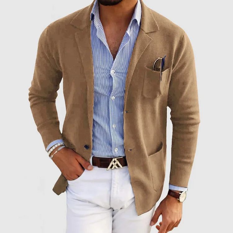 Blazer en laine chic et décontracté - Elton