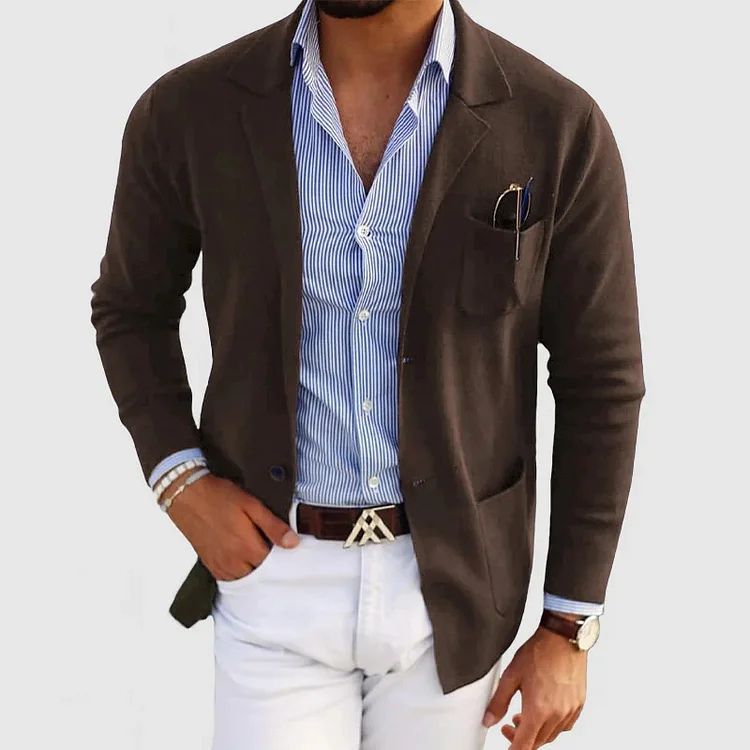 Blazer en laine chic et décontracté - Elton