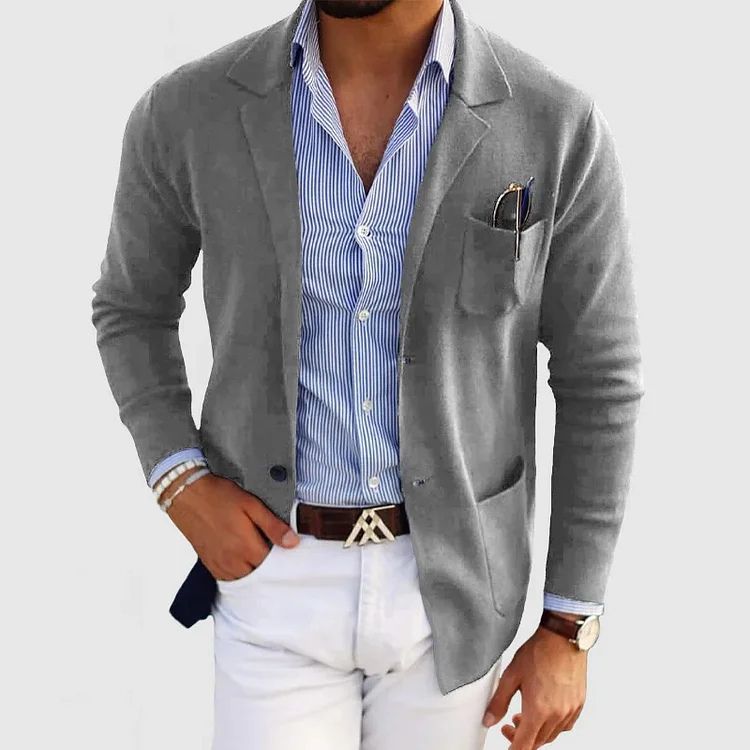 Blazer en laine chic et décontracté - Elton