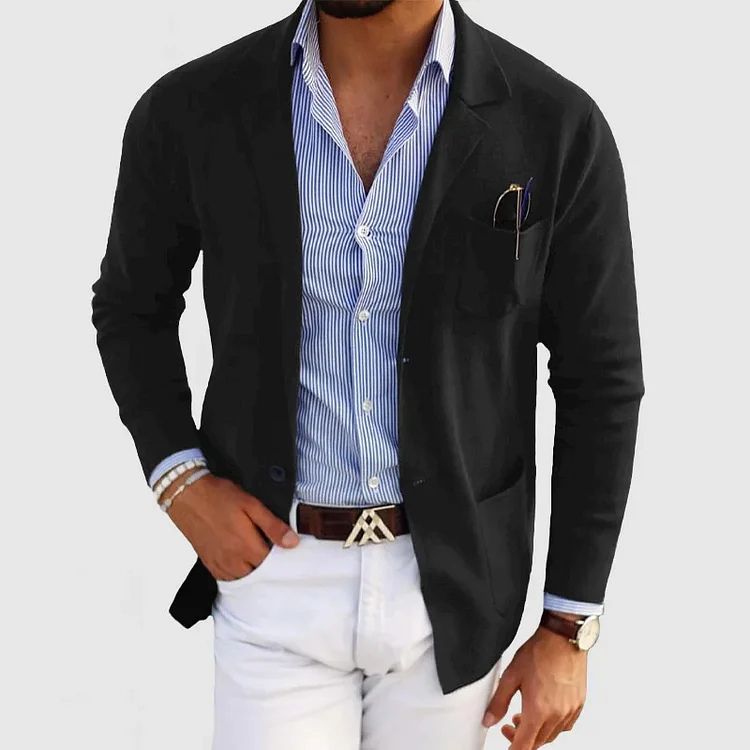 Blazer en laine chic et décontracté - Elton