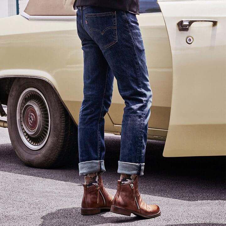 Bottes à zip en cuir™ - Design élégant en cuir véritable et durable pour adultes au style raffiné