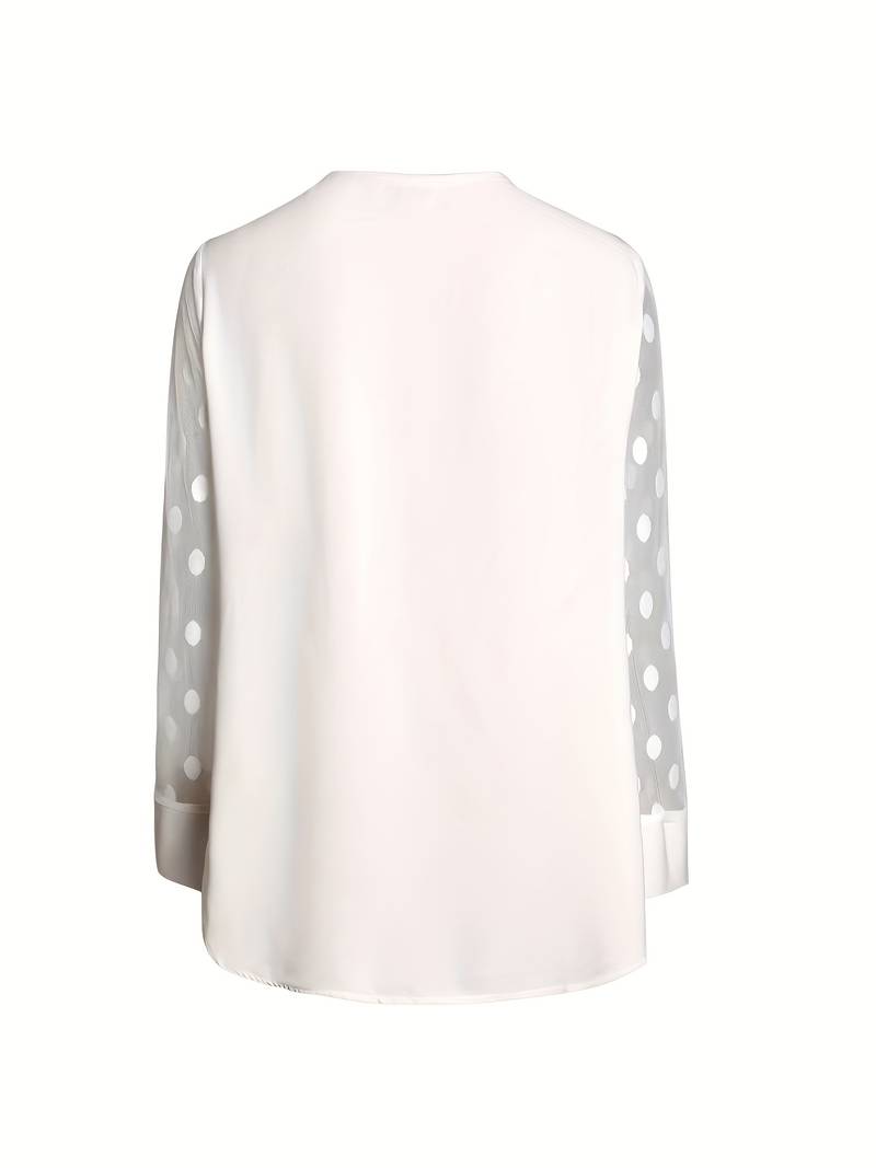 Kariselle | Blouse en maille à manches longues pour femmes - Top luxueux et respirant pour un look élégant