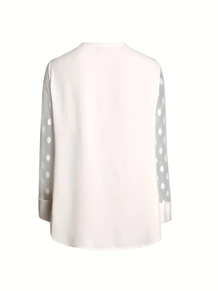 Kariselle | Blouse en maille à manches longues pour femmes - Top luxueux et respirant pour un look élégant