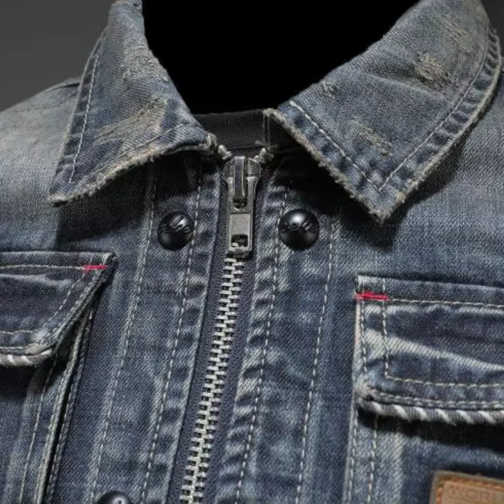 NATHAN - Veste denim tendance pour hommes