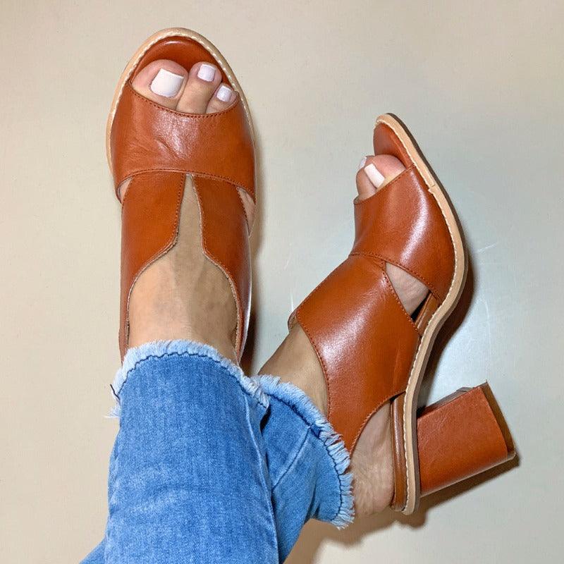 Fashyn | Sandales découpées tendance et élégantes pour un look d'été parfait