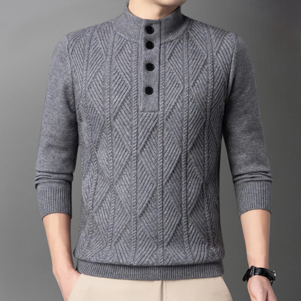 Pull en maille à la mode pour hommes par JAIR