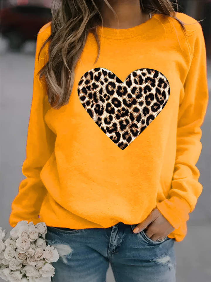 Coralie - Sweat-shirt à imprimé animal stylé pour un look tendance