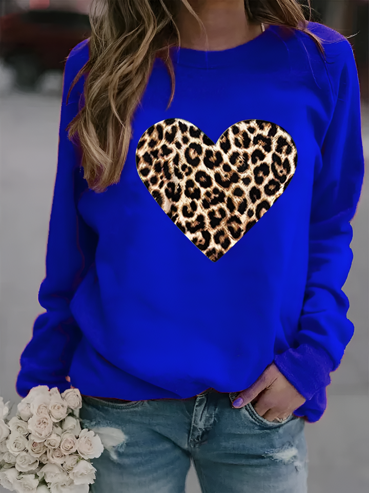 Coralie - Sweat-shirt à imprimé animal stylé pour un look tendance