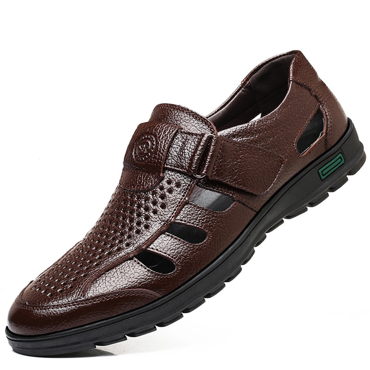 Sandales d'été en cuir pour hommes - Sandales Cardo confortables et élégantes