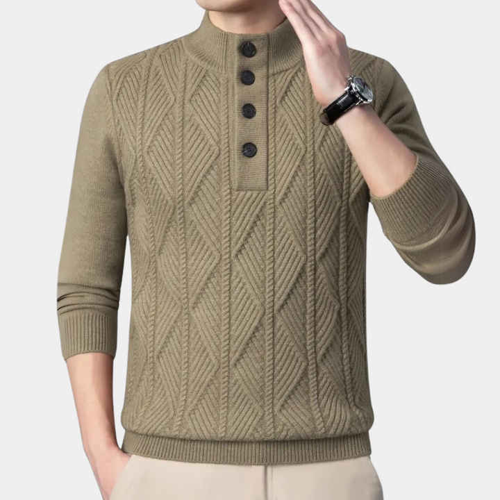 Pull en maille à la mode pour hommes par JAIR