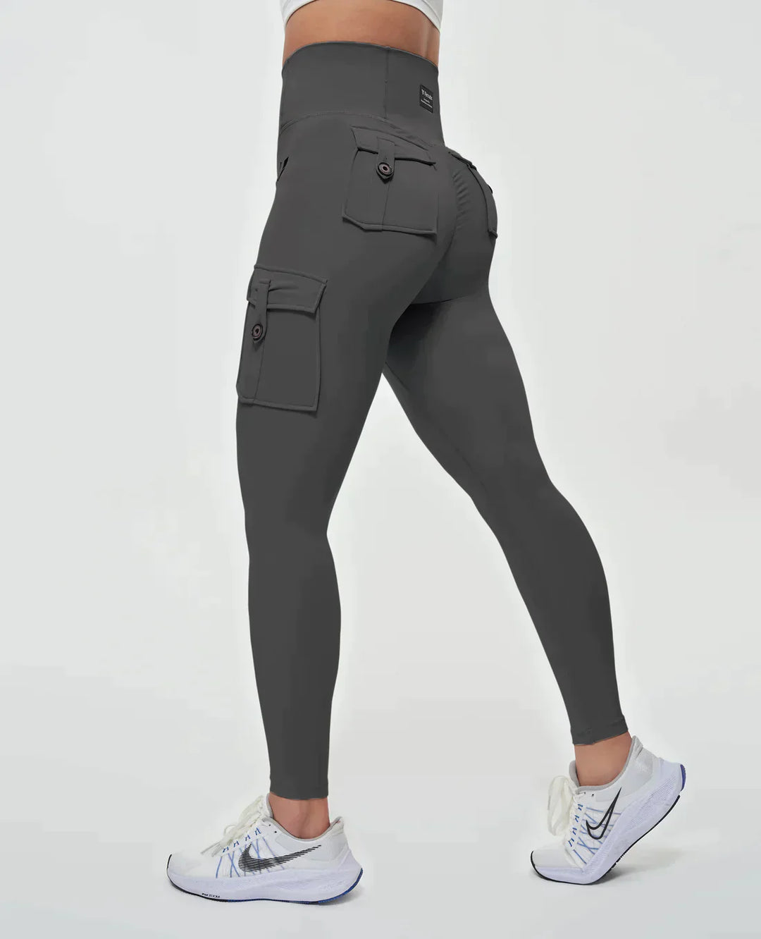 Jeana - Leggings cargo de haute qualité avec une taille haute luxueuse