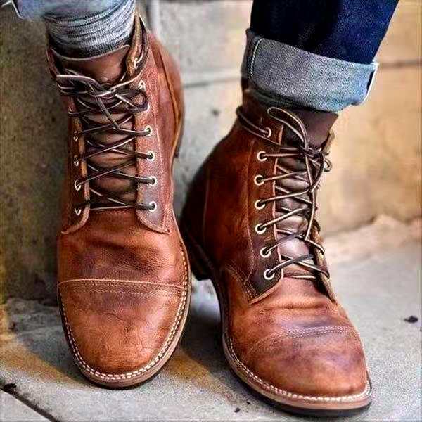 Lex™ Chaussures en Cuir Vintage Pour Hommes - Élégance Intemporelle