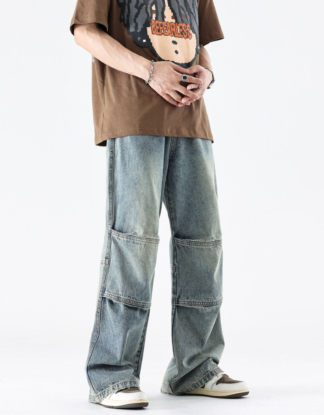 Jeans Streetwear Oversize Confortables et à la Mode