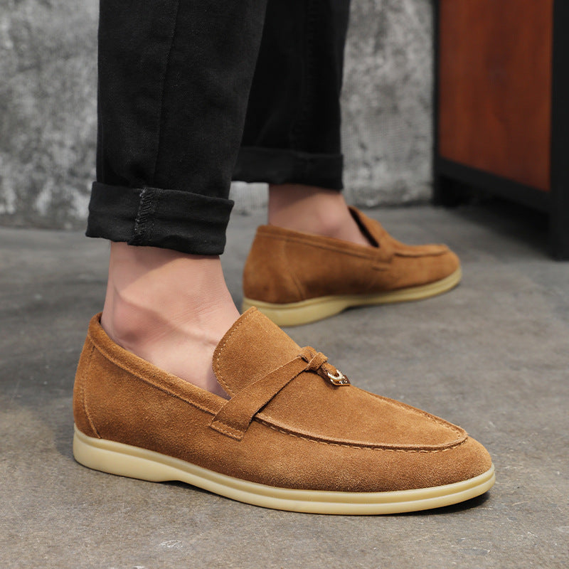 Mocassins en cuir Suède™ pour hommes - Élégants et Confortables