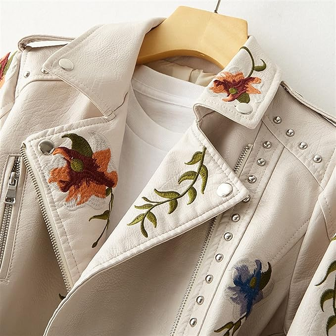 Ivy - Veste en similicuir stylée et confortable pour femmes