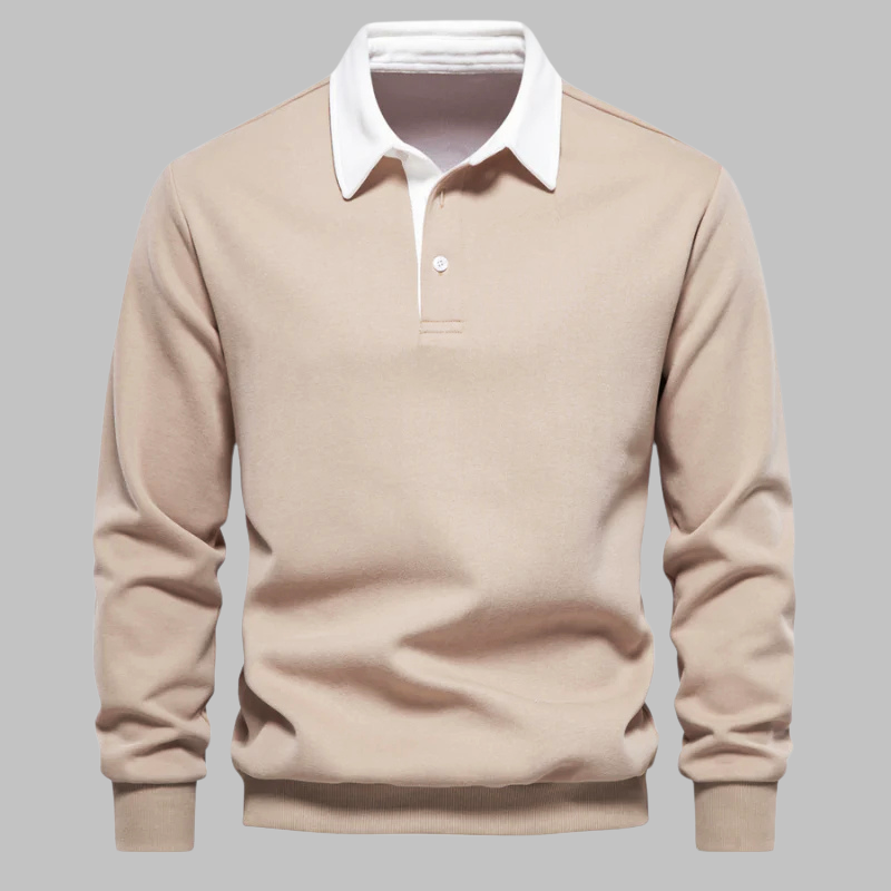 Cornelis™ Pull classique élégant pour homme avec col polo stylé