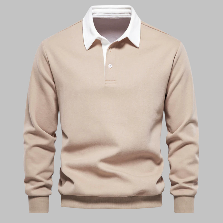 Cornelis™ Pull classique élégant pour homme avec col polo stylé
