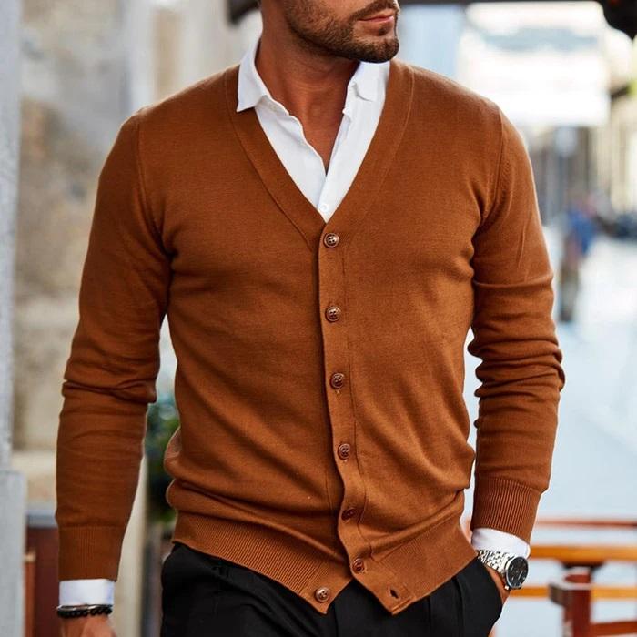 Cardigan Douillet Stefan™ pour Hommes - Un Confort Ultime au Quotidien