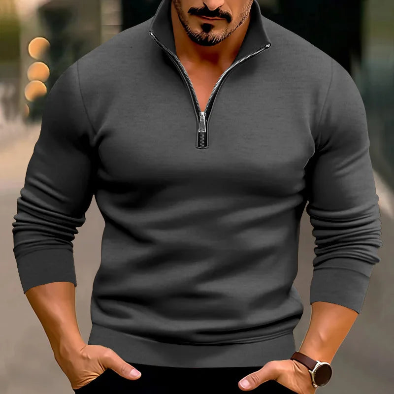 Tom™ Pull zippé décontracté - Des éléments de style confortables et modernes