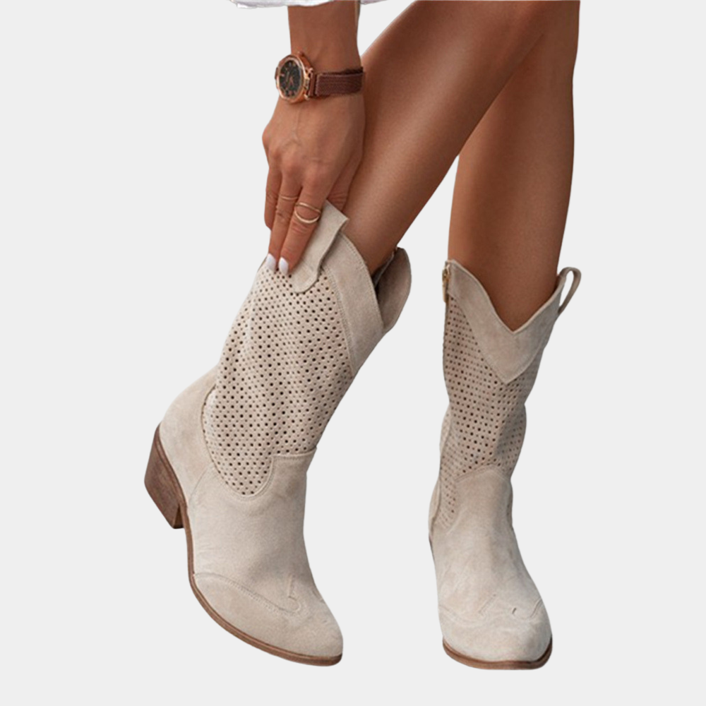Bottines de cowboy pour femmes Claury™ élégantes pour un confort ultime