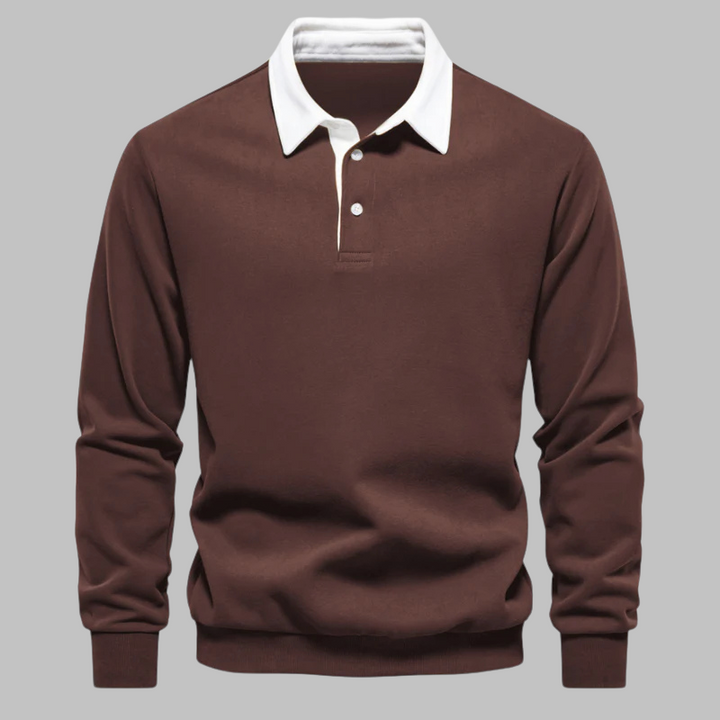Cornelis™ Pull classique élégant pour homme avec col polo stylé