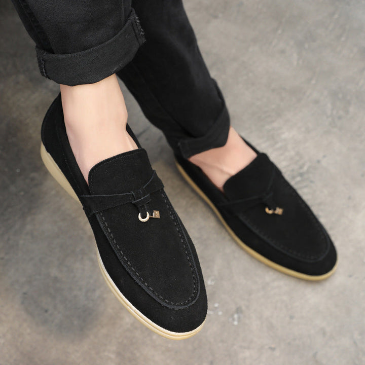 Mocassins en cuir Suède™ pour hommes - Élégants et Confortables