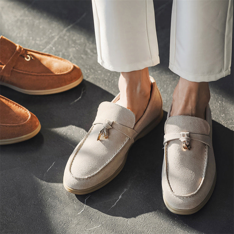Mocassins en cuir Suède™ pour hommes - Élégants et Confortables