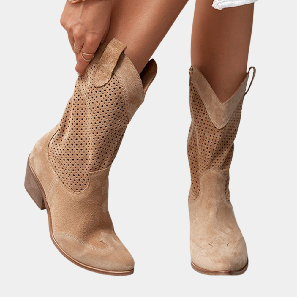 Bottines de cowboy pour femmes Claury™ élégantes pour un confort ultime
