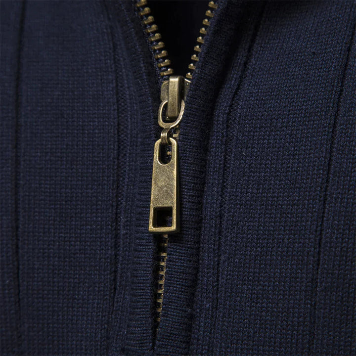 Steven™ Pull Zippé Tricoté Élégance et Confort