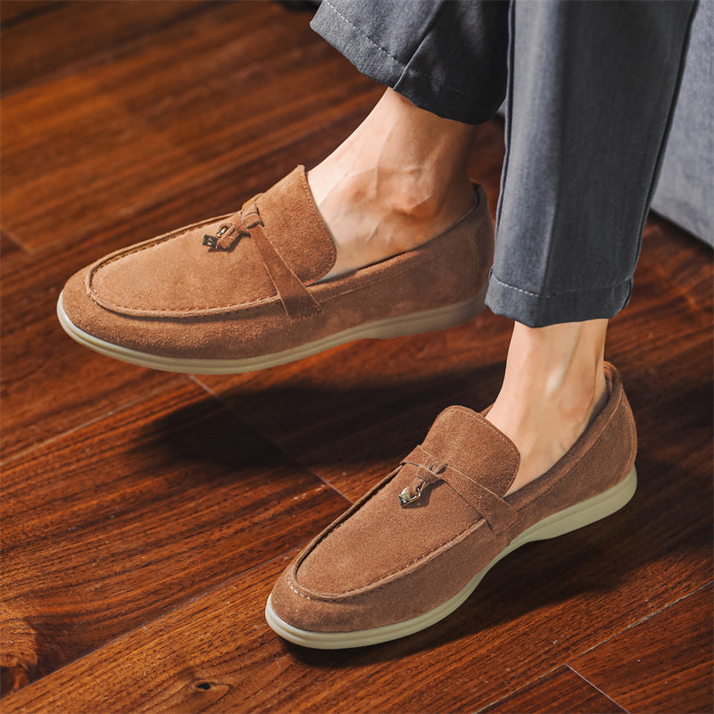 Mocassins en cuir Suède™ pour hommes - Élégants et Confortables