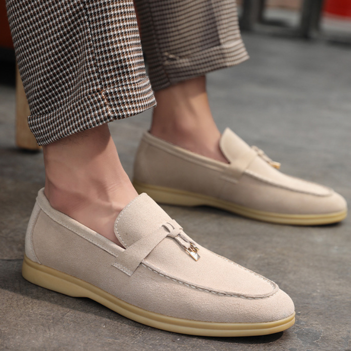 Mocassins en cuir Suède™ pour hommes - Élégants et Confortables