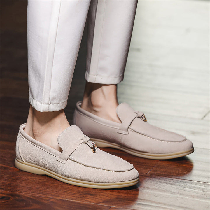 Mocassins en cuir Suède™ pour hommes - Élégants et Confortables