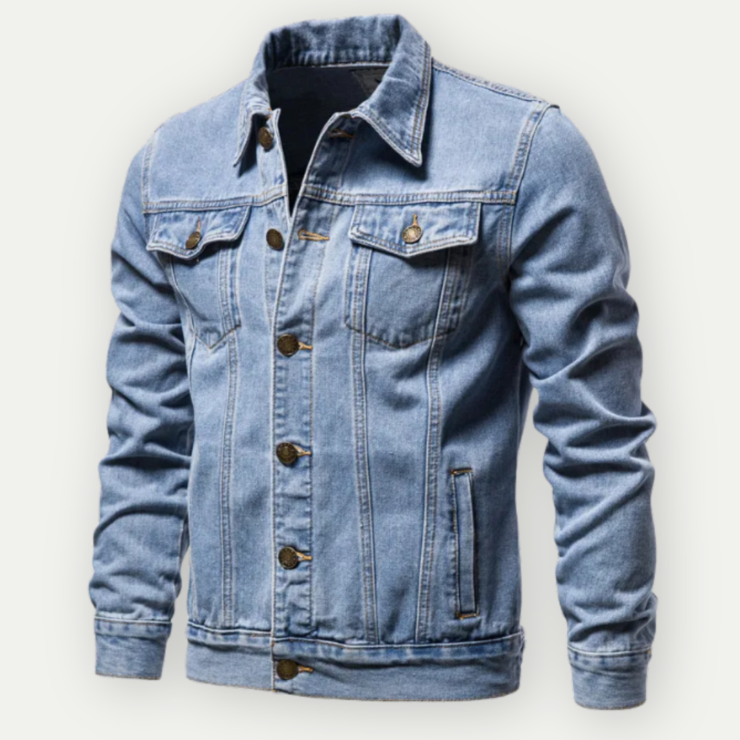 Alston™ Veste en Jean Élégante et Intemporelle pour un Look Stylé