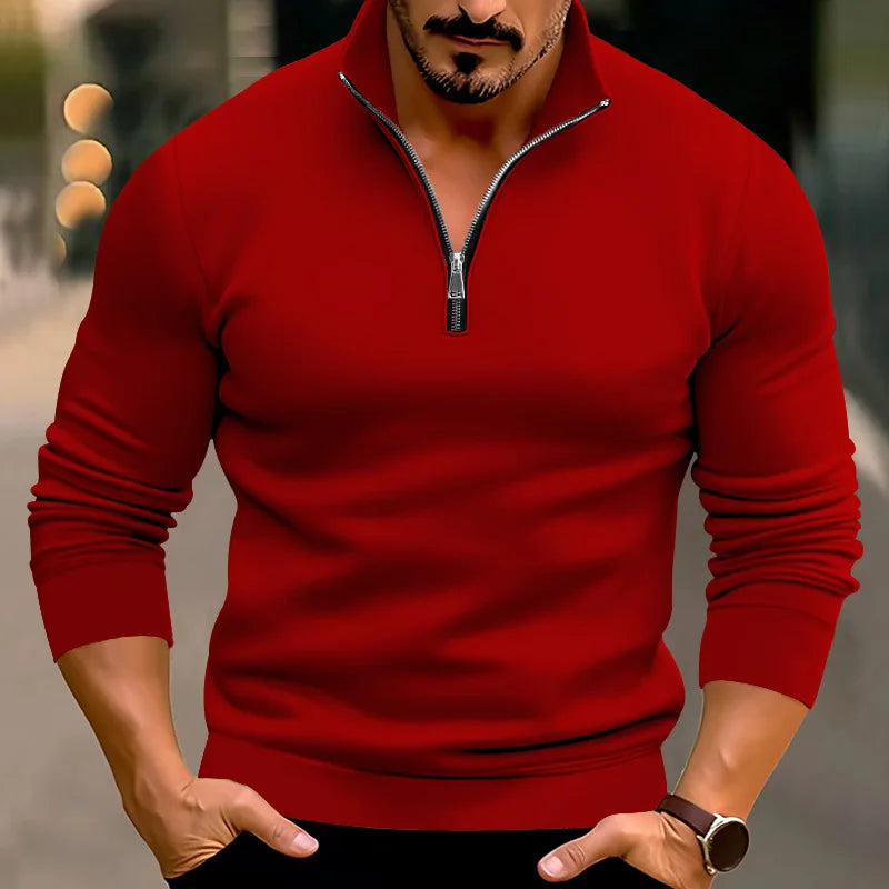 Tom™ Pull zippé décontracté - Des éléments de style confortables et modernes