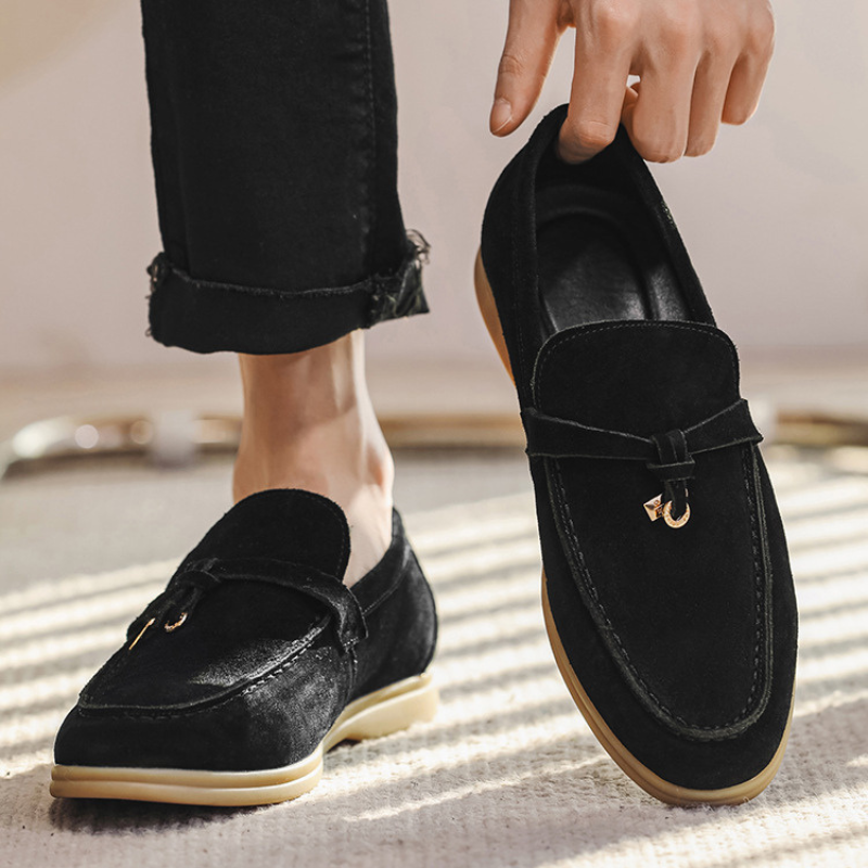 Mocassins en cuir Suède™ pour hommes - Élégants et Confortables
