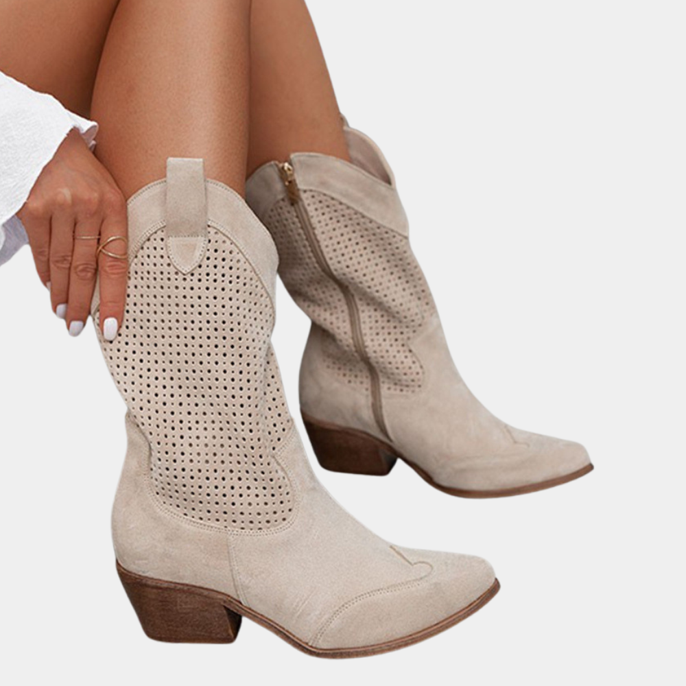 Bottines de cowboy pour femmes Claury™ élégantes pour un confort ultime