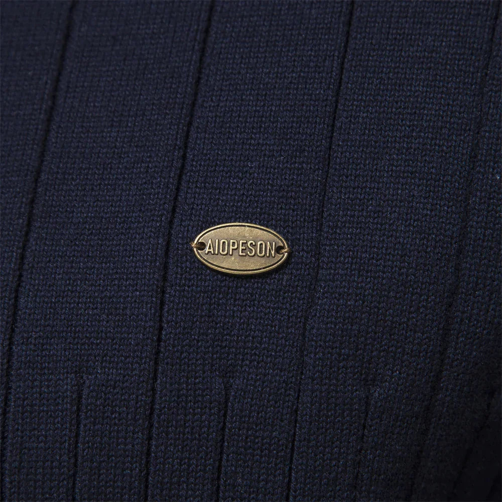 Steven™ Pull Zippé Tricoté Élégance et Confort