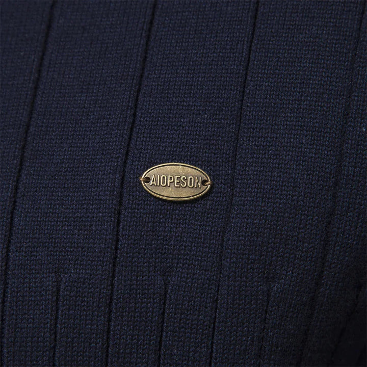 Steven™ Pull Zippé Tricoté Élégance et Confort