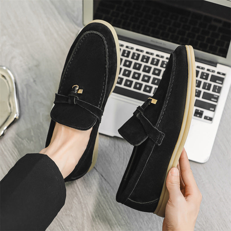 Mocassins en cuir Suède™ pour hommes - Élégants et Confortables