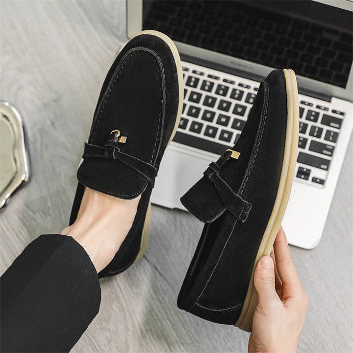 Mocassins en cuir Suède™ pour hommes - Élégants et Confortables