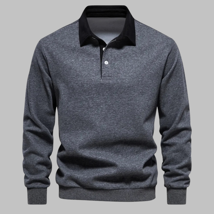 Cornelis™ Pull classique élégant pour homme avec col polo stylé