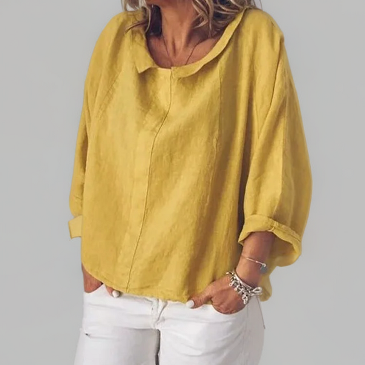 T-shirt pour femmes Thomassina à col en V, pour un look élégant et confortable.