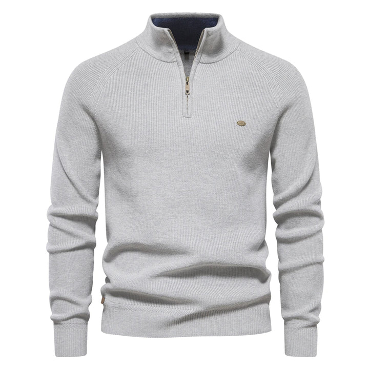 Steven™ Pull Zippé Tricoté Élégance et Confort